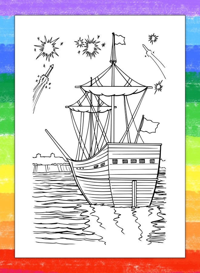 ZOCO I Love America Coloring Books for Kids (50 Bulk Pack, Without Crayons) Educational USA History, Games, Puzzles & Activities - Patriotic Classroom or Event Handouts - Image 2